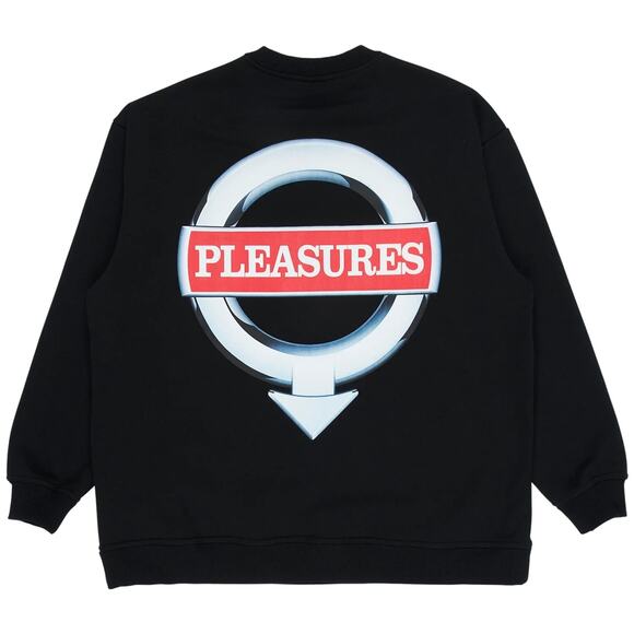 NWT Pleasures Language Moto Sweatshirt. Black Size Small. - Picture 1 of 3